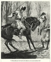 Ich werde Ihr Pferd nicht wieder reiten, Sir, es sei denn, Sie geben mir auch Ihre Geldbörse